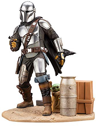 Kotobukiya Wars The Mandalorian ARTFX Statue 1 7 Mandalorian & The Child 26 cm SW178 Mehrfarbig