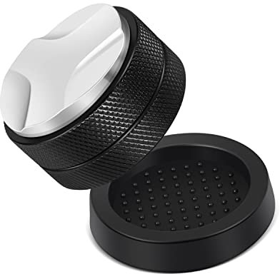 Flexzion Espresso Distribution Tool 51mm Coffee Leveler, Adjustable Depth and Universally Compatible Espresso Leveler for 51mm Portafilters and Espresso Machines