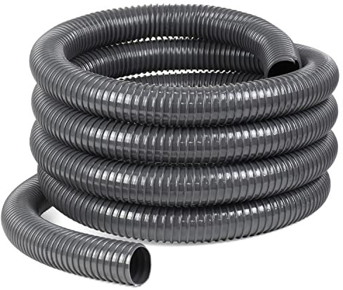 Moritz Manguera de aguas residuales, diámetro de 30 mm x 5,00 m, manguera en espiral para estanques, camping, caravanas, caravanas, mostradores, fuentes, manguera de bombeo, manguera de drenaje