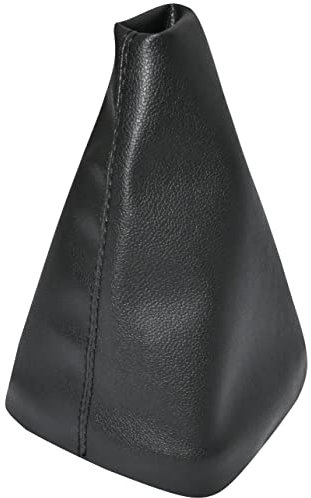 Aerzetix - C58435 - Cuffia soffietto per leva del cambio - compatibile con VW Caddy dal 2003 al 2010, Touran dal 2003 al 2010 - colore: nero - in pelle sintetica