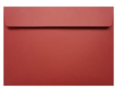 Netuno 100 farbige Briefumschläge Rot DIN C5 16,2 x 22,9 cm 120g Design elegante Umschläge bunte Briefhüllen groß A5 für Einladungskarten Geburtstagskarten hochwertige Briefkuverts Einladungen