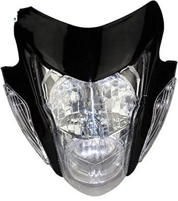 Fari Anteriori per Moto per Suzuki GSX Dirt Bike Faro Maschera Moto Universale Naked Bike Cupolino Protezione Fari Moto Copertura