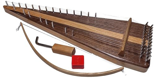 Bowed Psaltery Cherry with Black Walnut top and 22 strings