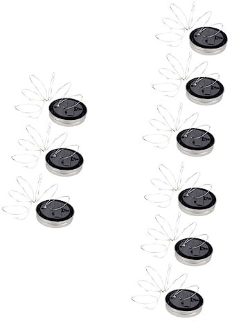 Gadpiparty 9 Stk Flaschenverschluss-Lichterketten Laterne dekorativ Flaschenverschlüsse zum Basteln Hochzeitsdekoration weihnachtsdeko lichter Outdoor- Einmachglas LED Krug Kunsthandwerk