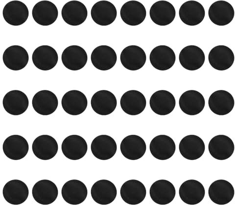 TRKETK 40 Stück Schwarze Knöpfe mit Stoffüberzug Nähknöpfe Vintage Ösenknöpfe 20mm Runder Plastik Ösen Stoffknöpfe Tuxedo Anzug Knöpfe für Anzüge Kleider Blusen Bastel DIY-Projekte