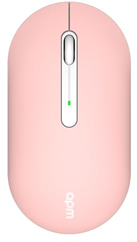 apm Colors 571174 - Mouse wireless silenzioso, modalità Bluetooth o ricevitore 2.4 GHz, 3 pulsanti, portatile, batteria inclusa, compatibile con PC/Telefono/Tablet/Windows/macOS/iPadOS/Android/Chrome,