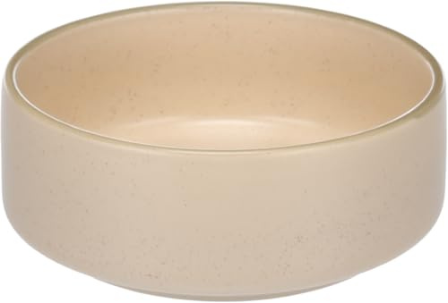 Flamingo Gamelle pour la Nourriture et l'eau Lado Beige – 750ml – pour Chien ou Chat | en Mélamine Résistante, Antidérapante et Facile à Nettoyer