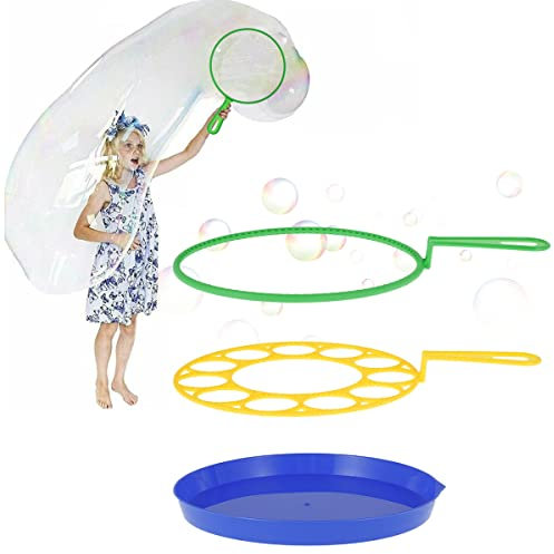 Seifenblasen Set,Seifenblasen Stab Große,Bubble Maker Spiele,für Indoor und Outdoor Bubble Maker Spiele,Sommer Outdoor Aktivitäten(A)