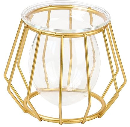 Toddmomy 1pezzi Esclusivo Vaso Geometrico Per Design Esagonale Dorato Decorazione Per Casa e Ufficio Per Piante e Fiori