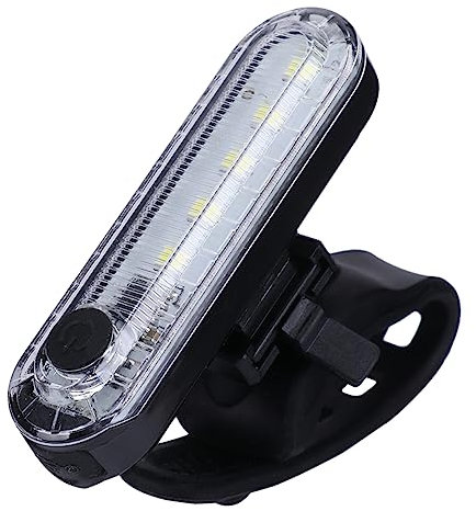 Toyvian 2pcs Usb Charging Bike Tail Light Energy-saving Rear Lamp Easy Install Lightweight Plastic Material Safe for Long Use