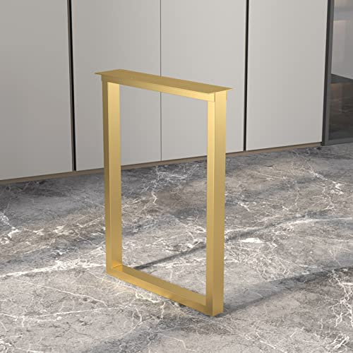 Gambe da tavolo in metallo resistente, 30 x 61 cm e 30 x 71 cm, gambe regolabili per scrivania industriale da pranzo e ufficio, eleganti gambe in pelliccia per mobili moderni, struttura in ferro