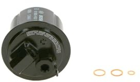 Bosch Filtro benzina F0104 - Separa le particelle dal carburante, protegge il sistema di iniezione