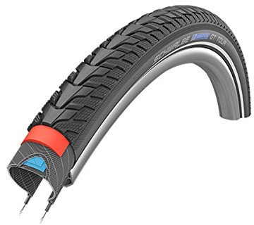 Schwalbe Unisex – Erwachsene Reifen, Schwarz, Marathon GT Tour Perf, DualGuard, TwinSkin 50-559-TwinSkin