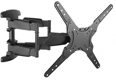 RICOO Supporto TV parete S5044 Girevole Inclinabile Televisore 30-55 (76-140 cm) Staffa universale Televisione LED/LCD/Curvo VESA 75 x 75-400 x 400