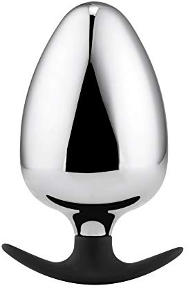 Romi Large Massive Metal Anal Plug Personal Massager for Unisex Provide a Full Feeling Designed for Experienced or Intermediate Players (Medium)