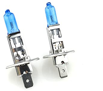 ShuoHui H1 Halogen Car Light Bulb Xenon White 12 V 100 W 12 V 6000 K Pack of 2
