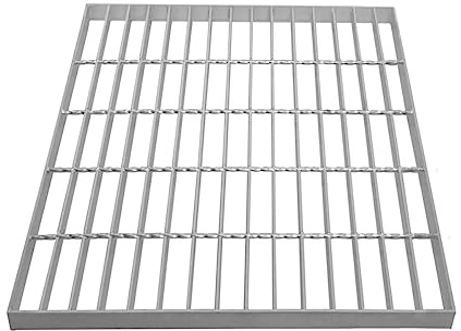 Grille Caillebotis Acier Galvanisé 500mm x 500 mm - Min 260gr/m² Maille 32 x 100mm Grillage Revêtement Sol Passerelle Passage Voiture - Capacité 250KG - Résistant à la Corrosion EN ISO 1461