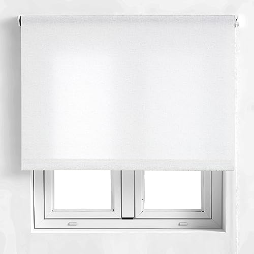 Blindecor Ara Pisa Nube | Estor Enrollable translúcido - 140 x 190 cm (Ancho por Alto) | Tamaño aproximado de la Tela 137 x 185 cm | Estores para Ventanas