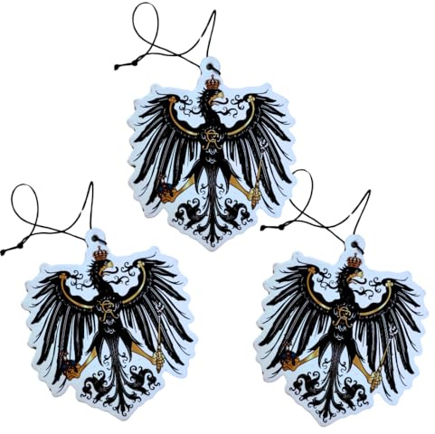 Auto Duftkarte, Adler Deutsches Reich, Vanille Duft im 3er Pack