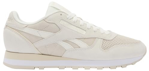 Reebok Baskets Classiques Unisexes en Cuir, Blanc Craie, 37.5 EU