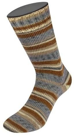 LANA GROSSA Kilbredd 100 merino extrafin | högkvalitativt strumpgarn, tvättbart | garn av 75 % ny ull och 25 % polyamid | 100 g ull för stickning och virkning | 420 m garn