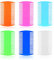 Ymapinc Lot de 6 peignes double face anti-poux en plastique - Peigne anti-puces pour chat - Peigne à poux pour enfants et animaux de compagnie - Peigne à dents fines pour éliminer les puces et les