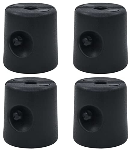 Tomostar Lot de 4 Poids pour Tonnelle, Pieds de Barnum Poids pour Belvédère 4 pcs PE Noir