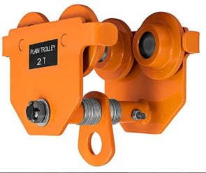 Carro Manual para Vigas - Capacidad 2 toneladas (4400 lbs) - Ruedas Dobles de Acero aleado - Ancho Ajustable de 3.5 a 8 Pulgadas para perfiles I - Uso intensivo en talleres y garajes - Tamaño 2T