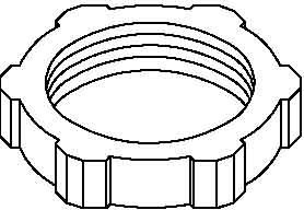 Obo-bettermann sistema conex.fij. - Contratuerca 116 pg36 gris