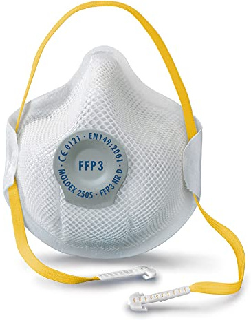 Moldex 2505 FFP3 NR-D - Maschera di protezione con valvola di respirazione Ventex