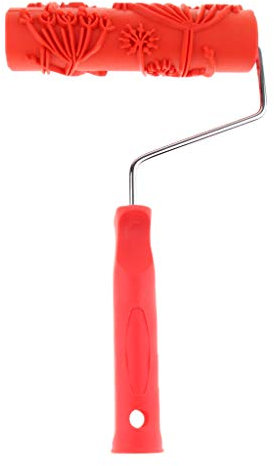 Fenteer 15cm Geprägten Muster Malerei Farbrollen Walzenbürste Wanddekor DIY Werkzeug - Stil 15