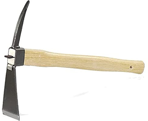 FHYTGBS Houe à tête à Double Usage - Pioche à Main Pointue Picks de Jardinage Houes Outils de désherbage à Creuser Robustes