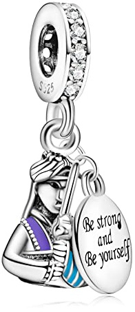 MGIUL Mulan Dangle Charm Pendant Para Pulseras Collares Plata de ley 925 Colgantes Abalorios Joyas Regalo Para Mujer