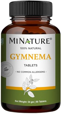 Gymnema Tablets by mi Nature | 90 Tablets, 1000 mg | Gurmar | Gymnema Sylvestre Supplements | Vegan | Metabolism Support | Sugar Destroyer