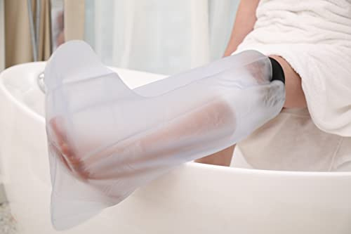 SEALCUFF Waterproof Plaster Cast Cover - Reusable Adult Waterproof Leg Cover for Shower Arm, Leg and Foot | Waterproof Arm Cast Protector | Full Leg Cast Cover for Shower