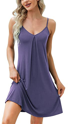 Xuepelit Babydoll dam bomull sommar nattlinne för kvinnor sexig nattlinne bakgrund, Velet, L