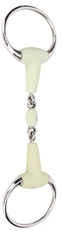 Naroote Pferdebiss-Gebiss, Professionelles Glattes Oberflächen-Pferdemaul-Gebiss mit Apfelgeschmack für das Training