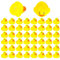 SULOLI 50PCS Mini Rubber Ducks Bath Toy Paddling Pool Game Summer Water Fun Toys for Kids