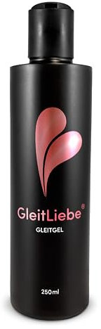 GleitLiebe® Gleitgel (250ml) wasserbasiertes sensitiv Intimgel Lube - natürliches Gleitmittel bei Trockenheit