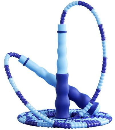 FDCGAS Cuerda para Saltar - 1 pcs Segmentada de Combas Regulable,Mujeres y Hombres Saltar la Cuerda para Fitness, Entrenamiento de intervalo Boxeo,Ejercicio(2.8M）