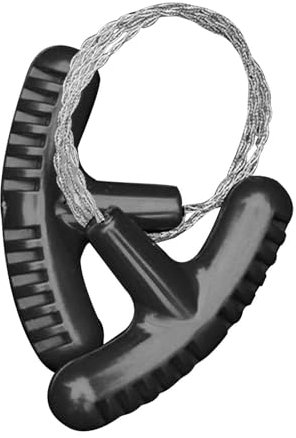 Sierra de cuerda de engranaje | Motosierra de bolsillo | Sierra de alambre multifuncional resistente de supervivencia de mano | Alambre de engranaje de mochilero | Cable | Cable de tubería para