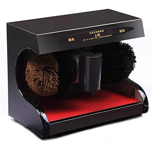 XNXYSMKJ Shoe Polisher Automatic Induction Machine Shoe Polisher Automatic Household Electric Shoe Polisher Shoe Polisher Commercial (black)