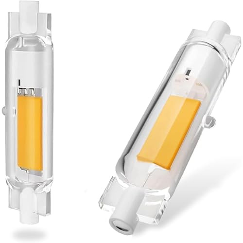 Aseoacc Ampoule R7S LED 78mm 20W Dimmable - Équivalent 200W Halogène | 2000LM | Économie d'énergie 90% | Angle 360° (Blanc chaud 3000 K, 2 pc 78mm)