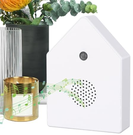 Fågel musiklåda lugnande avslappnande | Rörelsesensor fågel ljudmaskin för kvinnor damer flickvän fru badrum sovrum hotell spa center yogarum