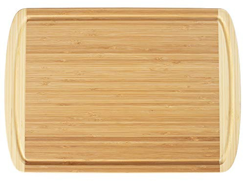 Totally Bamboo Kona Groove Bamboo Carving & Cutting Board, 18 x 12-1/2