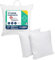 Bleu Câlin Lot de 2 Oreillers Anti-Acariens, Anti bactériens, Confort moelleux, 60x60 cm, Enveloppe 100% coton, gamme Hygiène Parfaite, Blanc