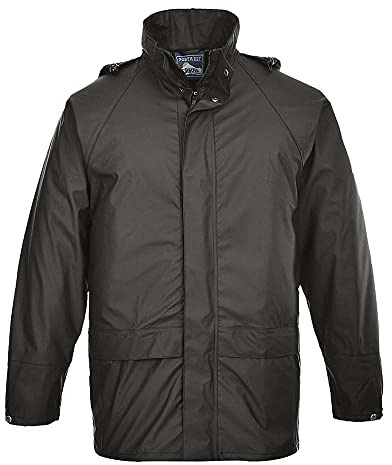 Portwest Sealtex Classic Jacket, Size: XL, Colour: Black, S450BKRXL