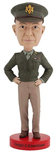 Royal Bobbles Dwight D. Eisenhower Bobblehead, Premium Polyresin Lifelike Figure, Unique Serial Number, Exquisite Detail