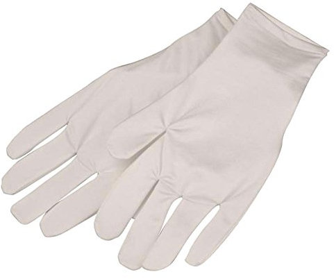 Cyllene Fantaisie - Gants d'orfèvrerie et d'argenterie de Couleur Blanche - Femme