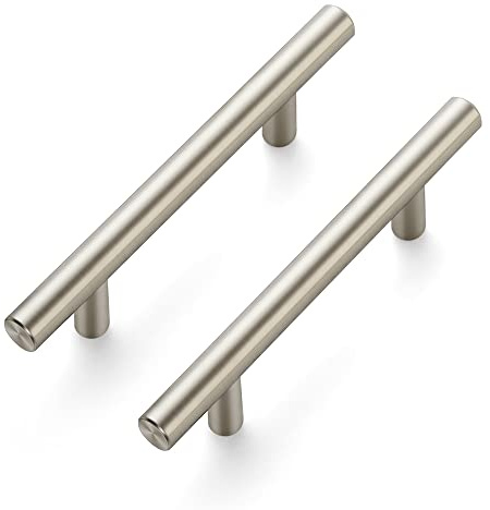 Ravinte 30 Pack 6 inch Cabinet Pulls Brushed Nickel Stainless Steel Kitchen Cupboard Handles Cabinet Handles, 3.5 inch Hole Center